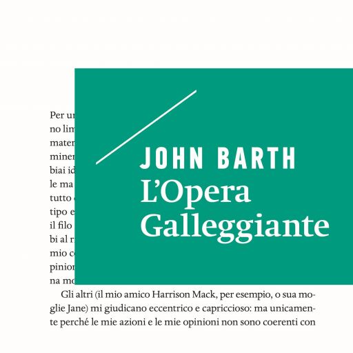 Portada del audiolibro «L'opera galleggiante», de John Barth