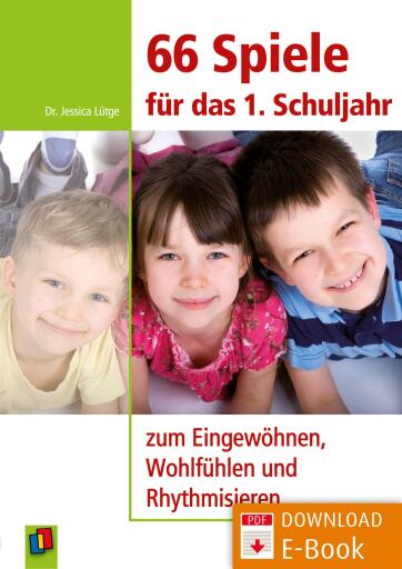 Portada del libro «66 Spiele für das 1. Schuljahr», de Jessica Lütge