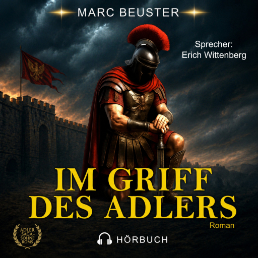 Portada del audiolibro «Im Griff des Adlers», de Marc Beuster