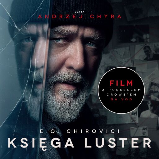 Portada del audiolibro «Księga Luster», de E.O. Chirovici