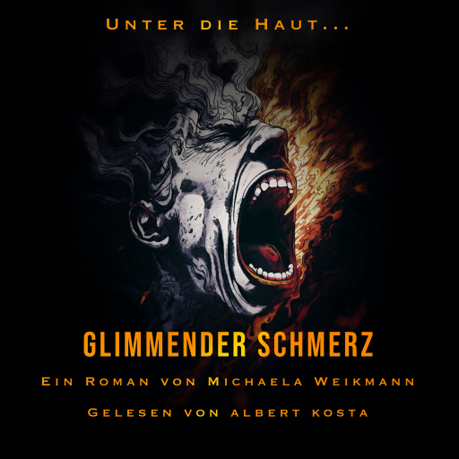 Portada del audiolibro «Glimmender Schmerz», de Michaela Weikmann
