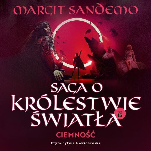 Portada del audiolibro «Ciemność», de Margit Sandemo