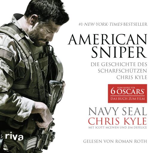 Portada del audiolibro «American Sniper», de Chris Kyle, Scott McEwen