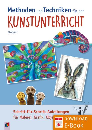 Portada del libro «Methoden und Techniken für den Kunstunterricht», de Idah Brock
