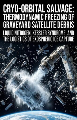 Cryo-Orbital Salvage: Thermodynamic Freezing of Graveyard Satellite Debris