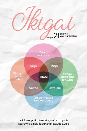 Ikigai: Jak krok po kroku osiągnąć szczęście i zdrowie dzięki japońskiej sztuce życia – w tym 21-dniowe wyzwanie Ikigai