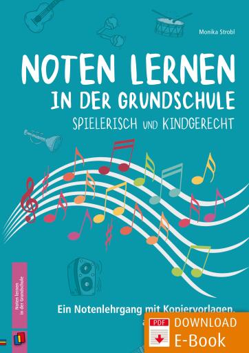 Portada del libro «Noten lernen in der Grundschule – spielerisch und kindgerecht», de Monika Strobl