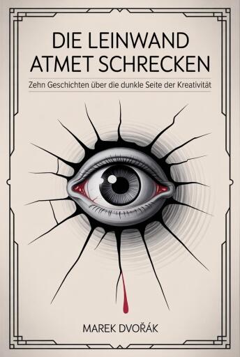 Portada del libro «Die Leinwand atmet Schrecken», de Marek Dvořák