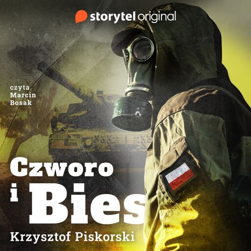 Portada del audiolibro «Czworo i Bies», de Krzysztof Piskorski
