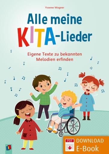 Portada del libro «Alle meine Kita-Lieder», de Yvonne Wagner
