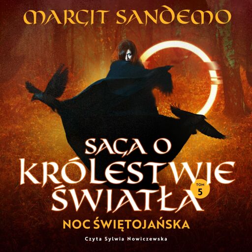 Portada del audiolibro «Noc Świętojańska», de Margit Sandemo