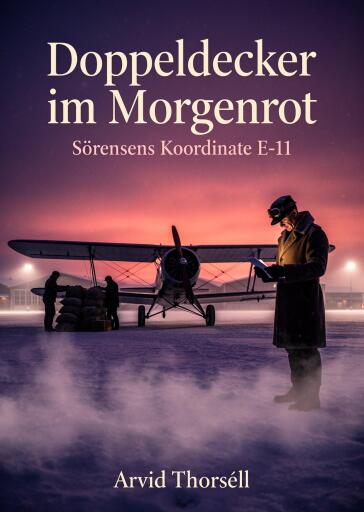 Portada del libro «Doppeldecker im Morgenrot», de Arvid Thorséll