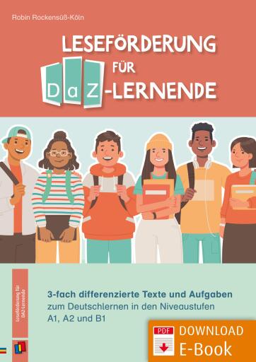 Portada del libro «Leseförderung für DaZ-Lernende», de Robin Rockensüß-Köln