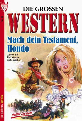 Portada del libro «Mach dein Testament, Hondo», de G.F. Barner