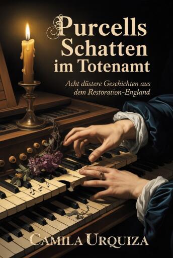 Portada del libro «Purcells Schatten im Totenamt», de Camila Urquiza