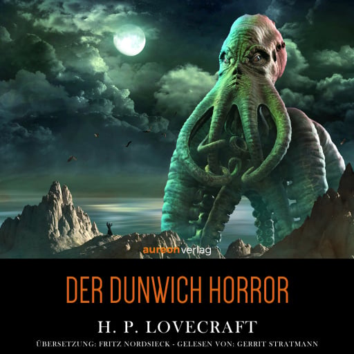 Portada del audiolibro «Der Dunwich Horror», de H. P. Lovecraft