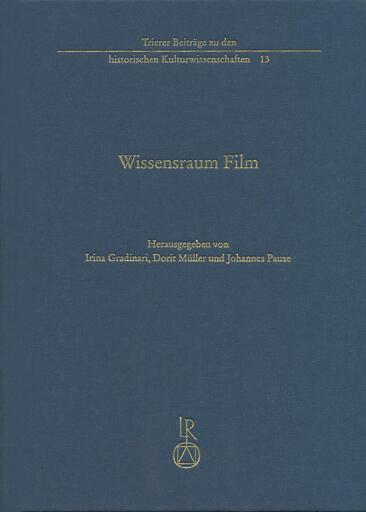 Portada del libro «Wissensraum Film»