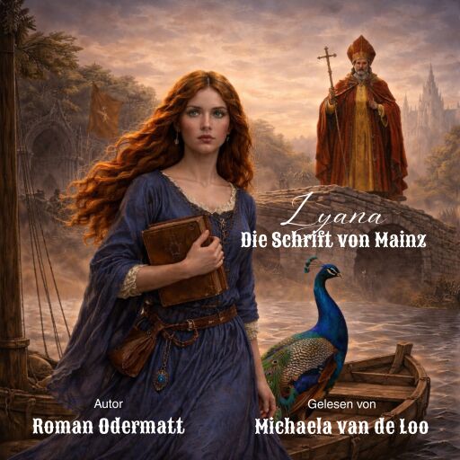 Portada del audiolibro «Lyana – Die Schrift von Mainz», de Roman Odermatt