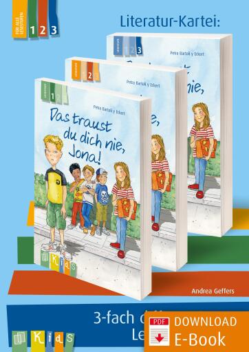 Portada del libro «Das traust du dich nie, Jona!», de Andrea Geffers