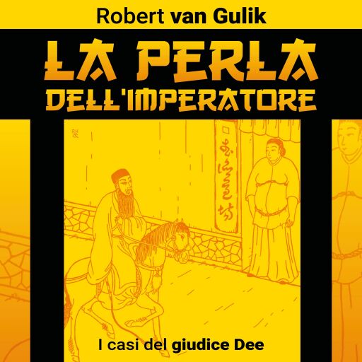 Portada del audiolibro «La perla dell'imperatore», de Robert van Gulik