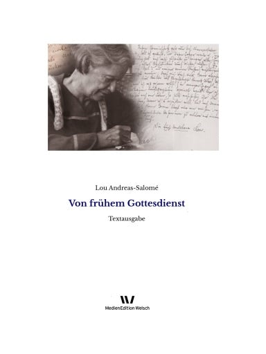Portada del libro «Von frühem Gottesdienst», de Lou Andreas-Salomé