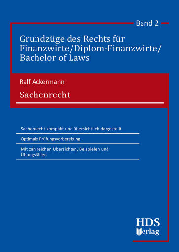 Portada del libro «Sachenrecht», de Ralf Ackermann