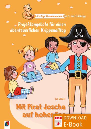 Portada del libro «Mit Pirat Joscha auf hoher See», de Eva Danner
