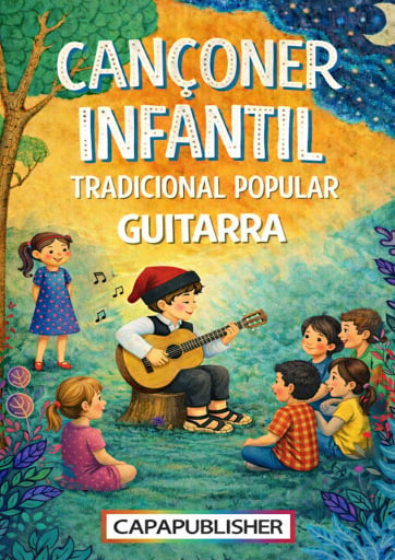 Cançoner català tradicional popular per a guitarra Acords Partitura melodia i TAB's