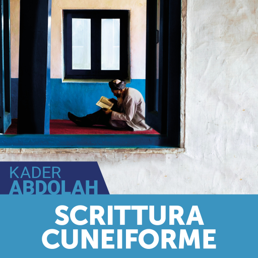 Portada del audiolibro «Scrittura Cuneiforme», de Kader Abdolah