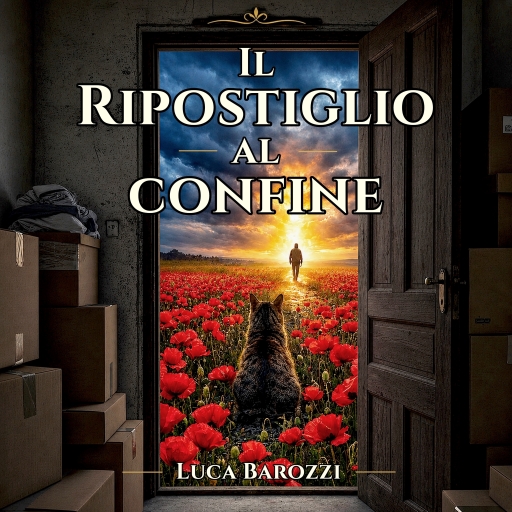 Portada del audiolibro «Il ripostiglio al confine», de Luca Barozzi