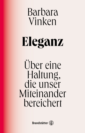 Portada del libro «Eleganz», de Barbara Vinken