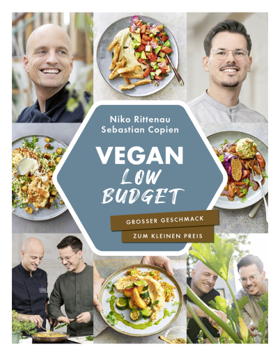 Portada del libro «Vegan Low Budget», de Niko Rittenau, Sebastian Copien