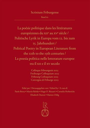 Politische Lyrik in Europa vom 12. bis zum 15. Jahrhundert