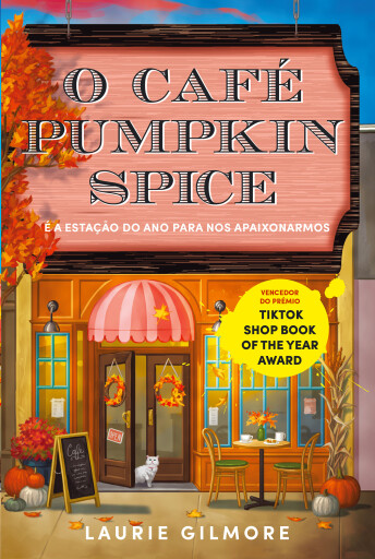 Portada del libro «O Café Pumpkin Spice», de Laurie Gilmore