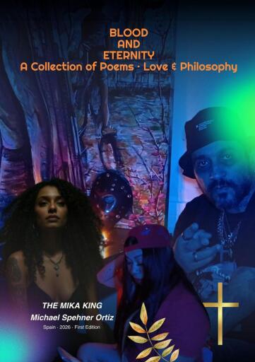 BLOOD AND ETERNITY A Collection of Poems · Love & Philosophy THE MIKA KING · Michael Spehner Ortiz · Spain · 2026 · First Edition