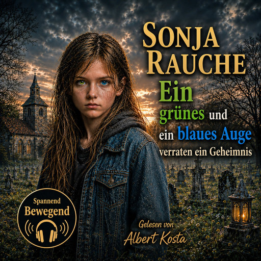 Ein grünes und ein blaues Auge verraten ein Geheimnis