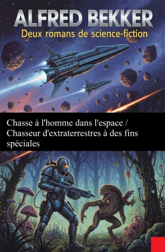 Portada del libro «Deux romans de science-fiction : Chasse à l'homme dans l'espace / Chasseur d'extraterrestres à des fins spéciales», de Alfred Bekker