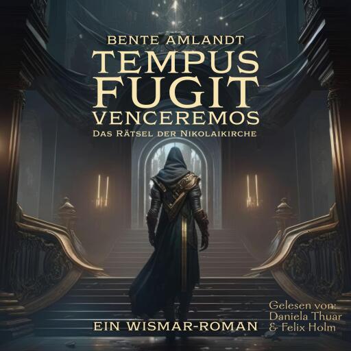 Portada del audiolibro «Tempus fugit venceremos - Das Rätsel der Nikolaikirche», de Bente Amlandt