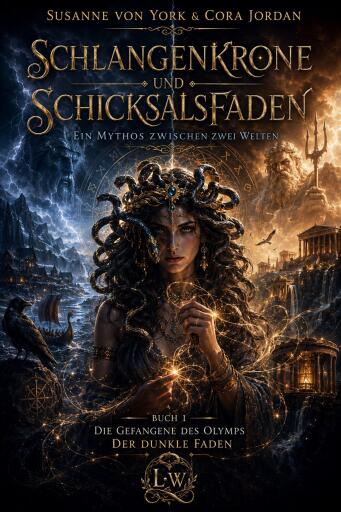 Schlangenkrone und Schicksalsfaden - Ein Mythos zwischen zwei Welten - Buch 1 - Die Gefangene des Olymps - Der dunkle Faden