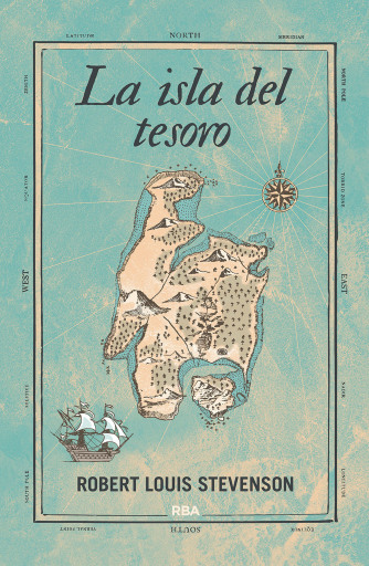 Portada del libro «La isla del tesoro», de Robert Louis Stevenson