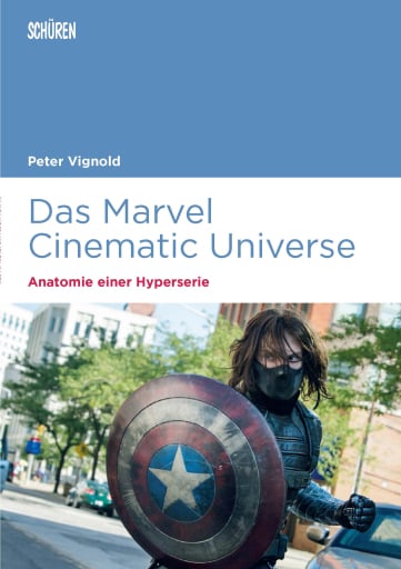 Portada del libro «Das Marvel Cinematic Universe – Anatomie einer Hyperserie», de Peter Vignold