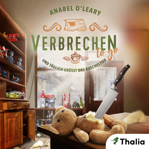 Portada del audiolibro «Verbrechen to go - Und täglich grüßt das Kuscheltier», de Anabel O'Leary