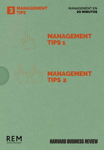 Estuche Management en 20 minutos HBR: Management tips