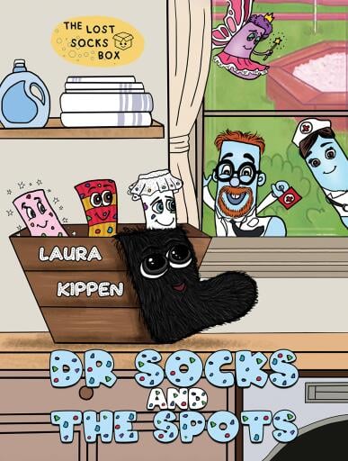 Portada del libro «Dr Socks and the Spots», de Laura Kippen