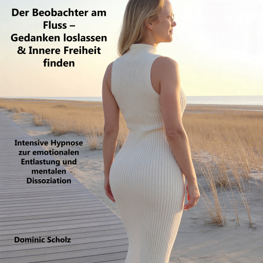 Portada del audiolibro «Der Beobachter am Fluss - Gedanken loslassen & Innere Freiheit finden», de Dominic Scholz