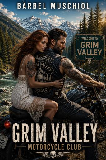 Portada del libro «Grim Valley Motorcycle Club», de Bärbel Muschiol