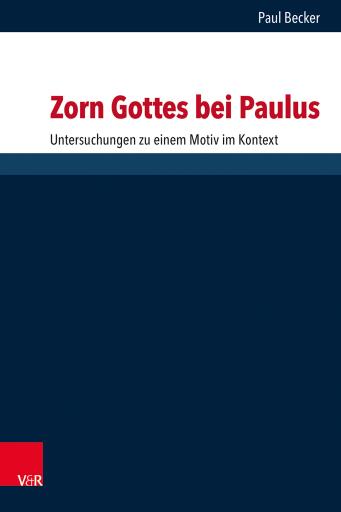 Portada del libro «Zorn Gottes bei Paulus», de Paul Becker