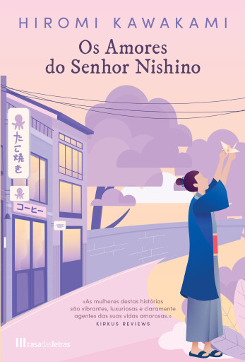Portada del libro «Os Amores do Sr. Nishino», de Hiromi Kawakami