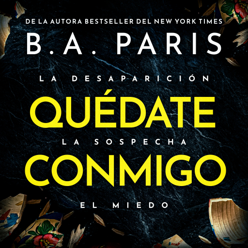 Portada del audiolibro «Quédate conmigo», de B.A. Paris