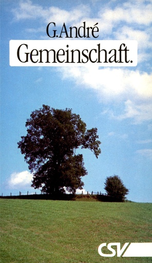 Portada del libro «Gemeinschaft», de Georges André